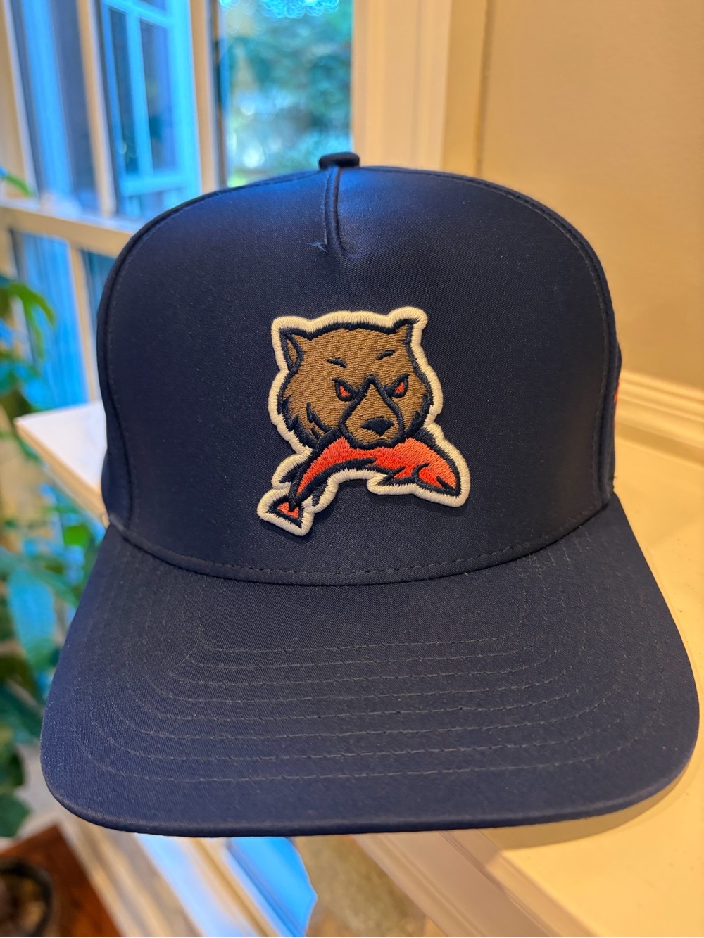 Waggle Kodiak Cap/Hat Bear Emblem Snapback Hat - Men's Baseball Cap